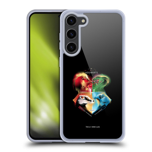 Harry Potter Deathly Hallows XIX Hogwarts Soft Gel Case for Samsung Galaxy S23+ 5G & MagSafe