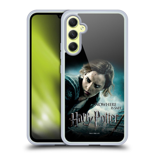 Harry Potter Deathly Hallows VII Hermione Granger Soft Gel Case for Samsung Galaxy A34 5G