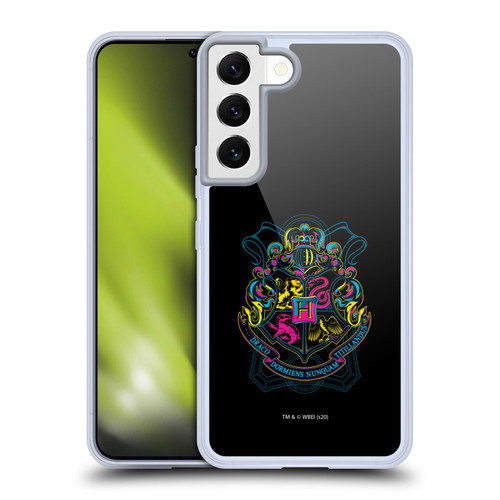 Harry Potter Deathly Hallows XXII Hogwarts Crest Soft Gel Case for Samsung Galaxy S22 5G & MagSafe