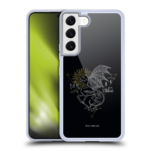 Harry Potter Deathly Hallows XXII Thestral Soft Gel Case for Samsung Galaxy S22 5G & MagSafe
