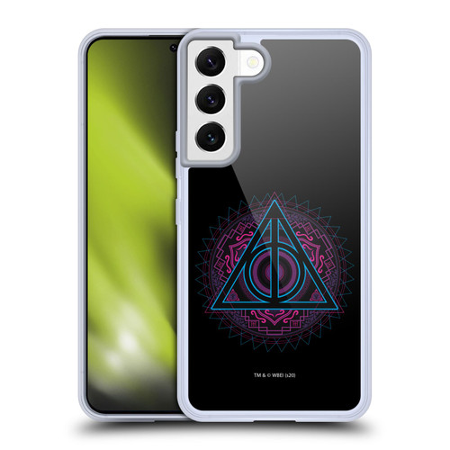 Harry Potter Deathly Hallows XXII Triangle Symbol Soft Gel Case for Samsung Galaxy S22 5G & MagSafe