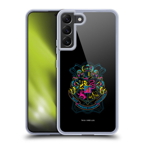 Harry Potter Deathly Hallows XXII Hogwarts Crest Soft Gel Case for Samsung Galaxy S22+ 5G & MagSafe