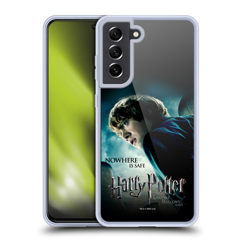 Harry Potter Deathly Hallows VII Ron Weasley Soft Gel Case for Samsung Galaxy S21 FE 5G & MagSafe