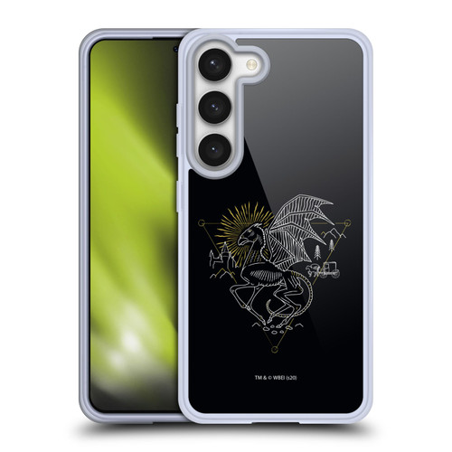Harry Potter Deathly Hallows XXII Thestral Soft Gel Case for Samsung Galaxy S23 5G & MagSafe
