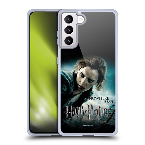 Harry Potter Deathly Hallows VII Hermione Granger Soft Gel Case for Samsung Galaxy S21+ 5G & MagSafe