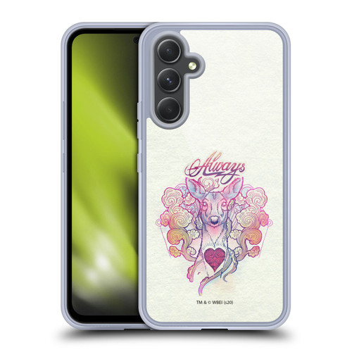 Harry Potter Deathly Hallows XXVI Always Stag Patronus Soft Gel Case for Samsung Galaxy A54 5G