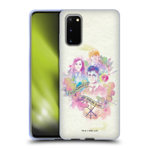 Harry Potter Deathly Hallows XXVI Harry, Ron & Hermione Soft Gel Case for Samsung Galaxy S20 / S20 5G