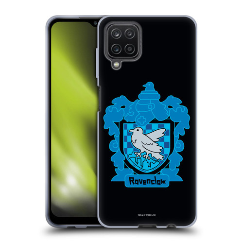 Harry Potter Deathly Hallows I Ravenclaw Crest Soft Gel Case for Samsung Galaxy A12 (2020)
