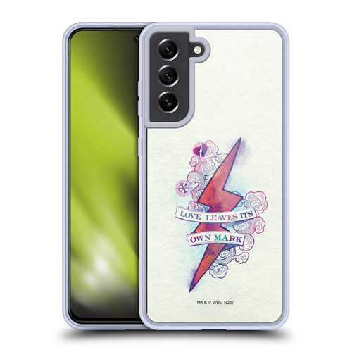 Harry Potter Deathly Hallows XXVI Love Leaves Its Own Mark Scar Soft Gel Case for Samsung Galaxy S21 FE 5G & MagSafe