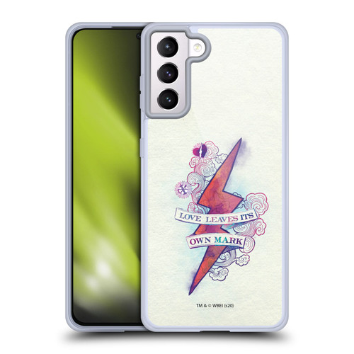 Harry Potter Deathly Hallows XXVI Love Leaves Its Own Mark Scar Soft Gel Case for Samsung Galaxy S21+ 5G & MagSafe