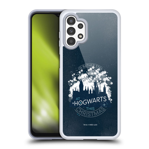 Harry Potter Deathly Hallows XXXII Stay At Hogwarts This Christmas Soft Gel Case for Samsung Galaxy A13 (2022)