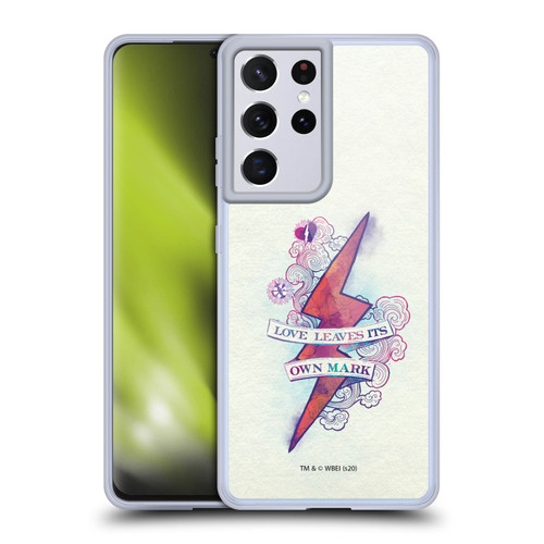 Harry Potter Deathly Hallows XXVI Love Leaves Its Own Mark Scar Soft Gel Case for Samsung Galaxy S21 Ultra 5G & MagSafe