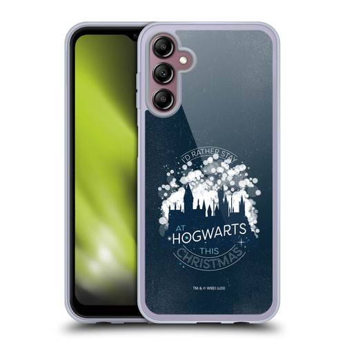 Harry Potter Deathly Hallows XXXII Stay At Hogwarts This Christmas Soft Gel Case for Samsung Galaxy A14 5G