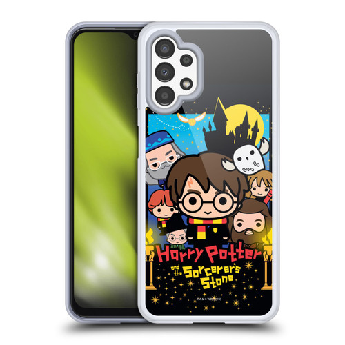 Harry Potter Deathly Hallows I Sorcerer's Stone Soft Gel Case for Samsung Galaxy A13 (2022)