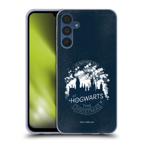 Harry Potter Deathly Hallows XXXII Stay At Hogwarts This Christmas Soft Gel Case for Samsung Galaxy A15 & MagSafe
