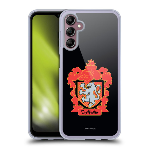 Harry Potter Deathly Hallows I Gryffindor Crest Soft Gel Case for Samsung Galaxy A14 5G