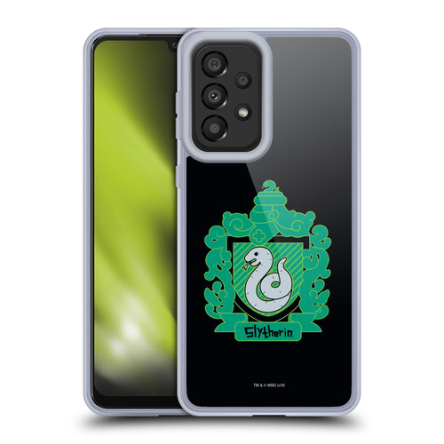 Harry Potter Deathly Hallows I Slytherin Crest Soft Gel Case for Samsung Galaxy A33 5G (2022)
