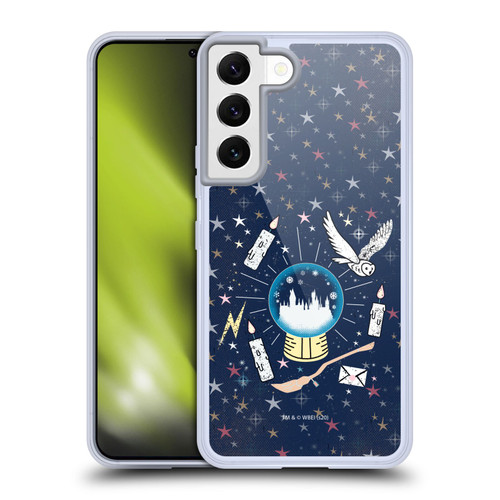 Harry Potter Deathly Hallows XXXII Hogwarts Soft Gel Case for Samsung Galaxy S22 5G & MagSafe