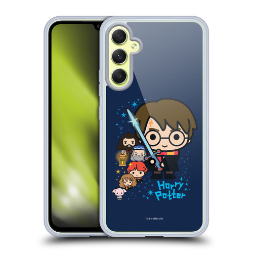 Harry Potter Deathly Hallows I Characters Soft Gel Case for Samsung Galaxy A34 5G