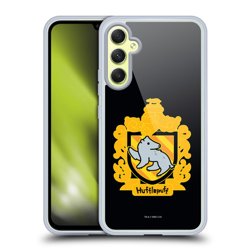 Harry Potter Deathly Hallows I Hufflepuff Crest Soft Gel Case for Samsung Galaxy A34 5G