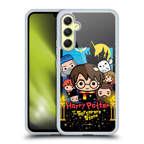 Harry Potter Deathly Hallows I Sorcerer's Stone Soft Gel Case for Samsung Galaxy A34 5G