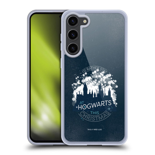 Harry Potter Deathly Hallows XXXII Stay At Hogwarts This Christmas Soft Gel Case for Samsung Galaxy S23+ 5G & MagSafe
