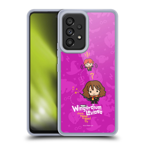 Harry Potter Deathly Hallows I Hermione Ron Spell Soft Gel Case for Samsung Galaxy A53 5G (2022)