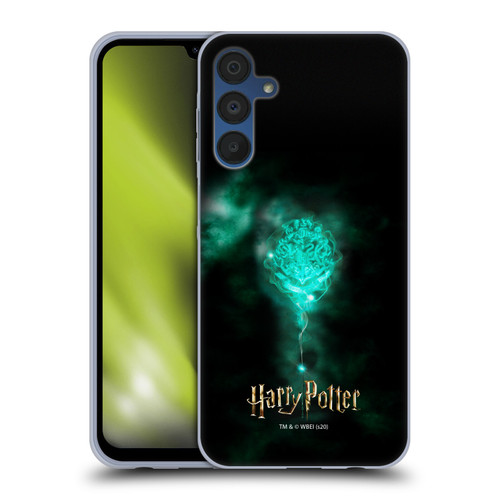 Harry Potter Deathly Hallows XXXV Hogwarts Crest Soft Gel Case for Samsung Galaxy A15 & MagSafe