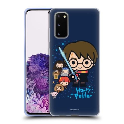 Harry Potter Deathly Hallows I Characters Soft Gel Case for Samsung Galaxy S20 / S20 5G