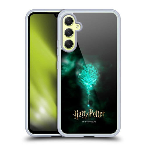 Harry Potter Deathly Hallows XXXV Hogwarts Crest Soft Gel Case for Samsung Galaxy A34 5G