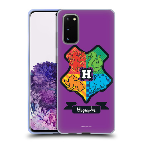 Harry Potter Deathly Hallows I Hogwarts Crest Soft Gel Case for Samsung Galaxy S20 / S20 5G
