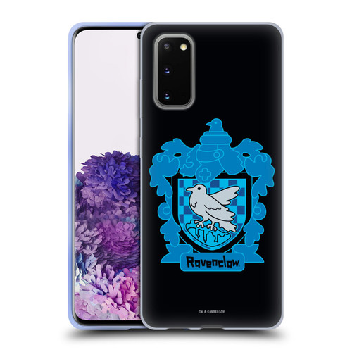 Harry Potter Deathly Hallows I Ravenclaw Crest Soft Gel Case for Samsung Galaxy S20 / S20 5G