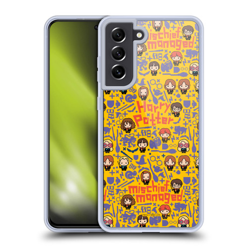 Harry Potter Deathly Hallows I Mischief Managed Soft Gel Case for Samsung Galaxy S21 FE 5G & MagSafe