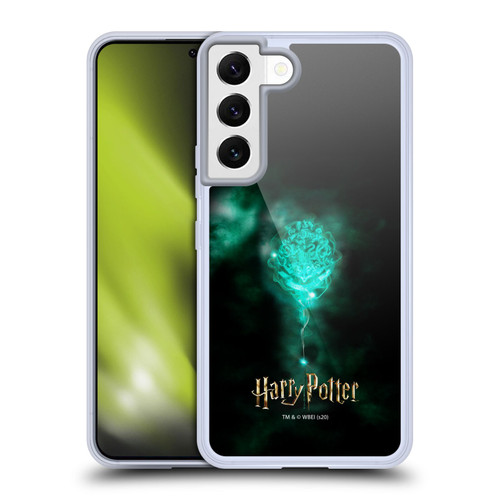 Harry Potter Deathly Hallows XXXV Hogwarts Crest Soft Gel Case for Samsung Galaxy S22 5G & MagSafe