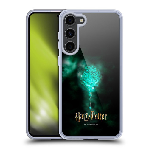 Harry Potter Deathly Hallows XXXV Hogwarts Crest Soft Gel Case for Samsung Galaxy S23+ 5G & MagSafe