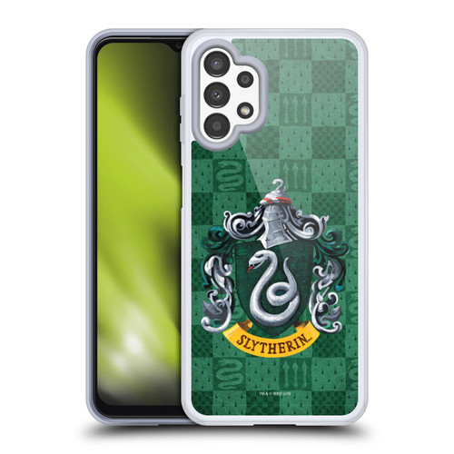 Harry Potter Prisoner Of Azkaban I Slytherin Crest Soft Gel Case for Samsung Galaxy A13 (2022)