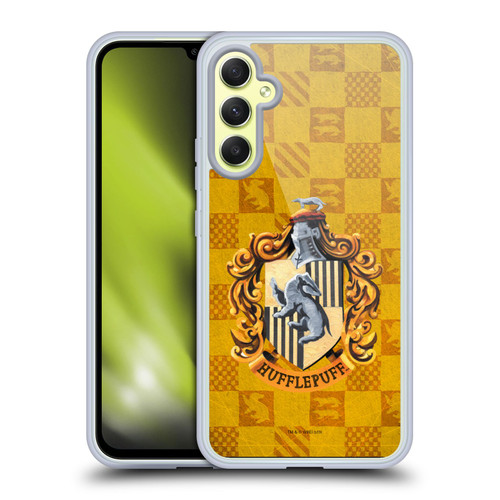 Harry Potter Prisoner Of Azkaban I Hufflepuff Crest Soft Gel Case for Samsung Galaxy A34 5G