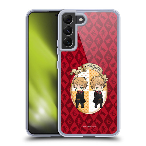 Harry Potter Deathly Hallows XXXVI Fred And George Soft Gel Case for Samsung Galaxy S22+ 5G & MagSafe