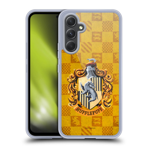 Harry Potter Prisoner Of Azkaban I Hufflepuff Crest Soft Gel Case for Samsung Galaxy A54 5G