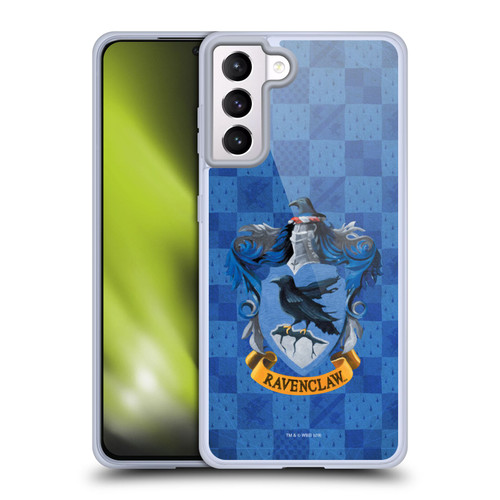 Harry Potter Prisoner Of Azkaban I Ravenclaw Crest Soft Gel Case for Samsung Galaxy S21+ 5G & MagSafe