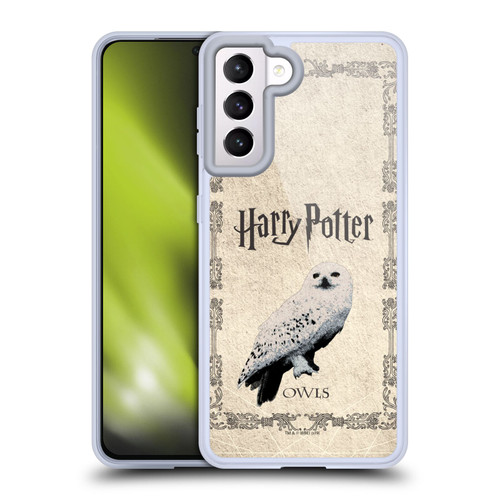 Harry Potter Prisoner Of Azkaban III Hedwig Owl Soft Gel Case for Samsung Galaxy S21 5G & MagSafe