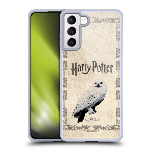 Harry Potter Prisoner Of Azkaban III Hedwig Owl Soft Gel Case for Samsung Galaxy S21+ 5G & MagSafe