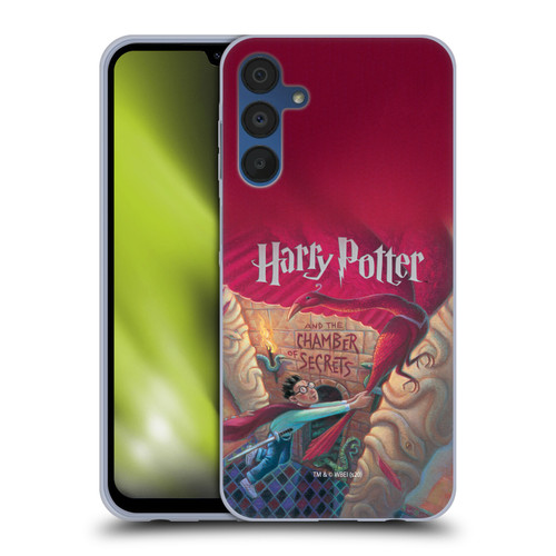 Harry Potter Literary Covers Chamber Of Secrets Soft Gel Case for Samsung Galaxy A15 & MagSafe