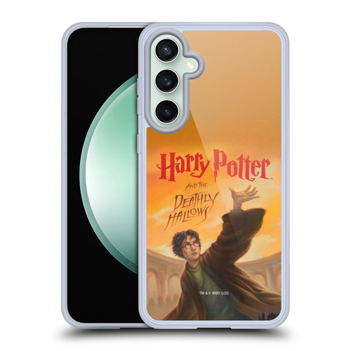Harry Potter Literary Covers Deathly Hallows Soft Gel Case for Samsung Galaxy S23 FE 5G & MagSafe