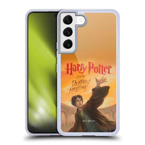 Harry Potter Literary Covers Deathly Hallows Soft Gel Case for Samsung Galaxy S22 5G & MagSafe