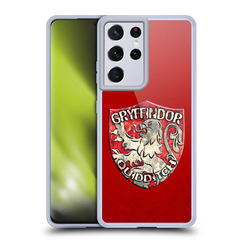 Harry Potter Prisoner Of Azkaban V Gryffindor Quidditch Badge Soft Gel Case for Samsung Galaxy S21 Ultra 5G & MagSafe
