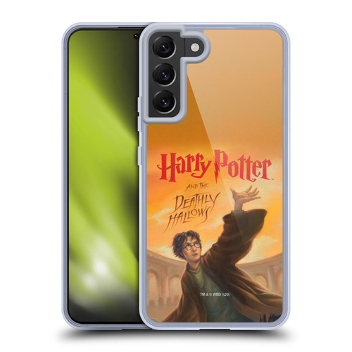 Harry Potter Literary Covers Deathly Hallows Soft Gel Case for Samsung Galaxy S22+ 5G & MagSafe