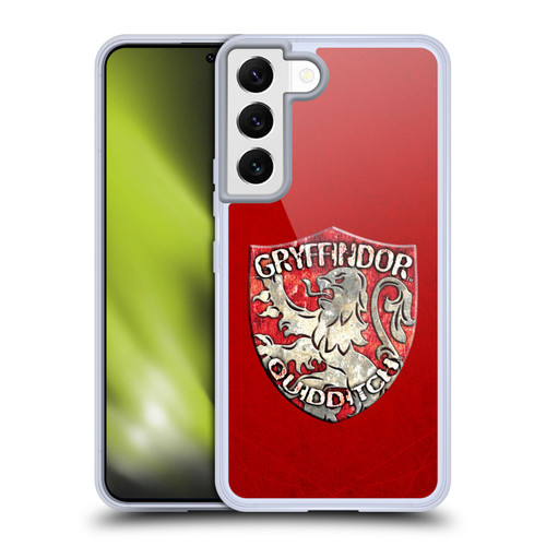Harry Potter Prisoner Of Azkaban V Gryffindor Quidditch Badge Soft Gel Case for Samsung Galaxy S22 5G & MagSafe