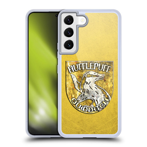 Harry Potter Prisoner Of Azkaban V Hufflepuff Quidditch Badge Soft Gel Case for Samsung Galaxy S22 5G & MagSafe