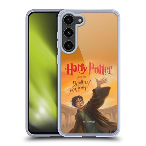 Harry Potter Literary Covers Deathly Hallows Soft Gel Case for Samsung Galaxy S23+ 5G & MagSafe
